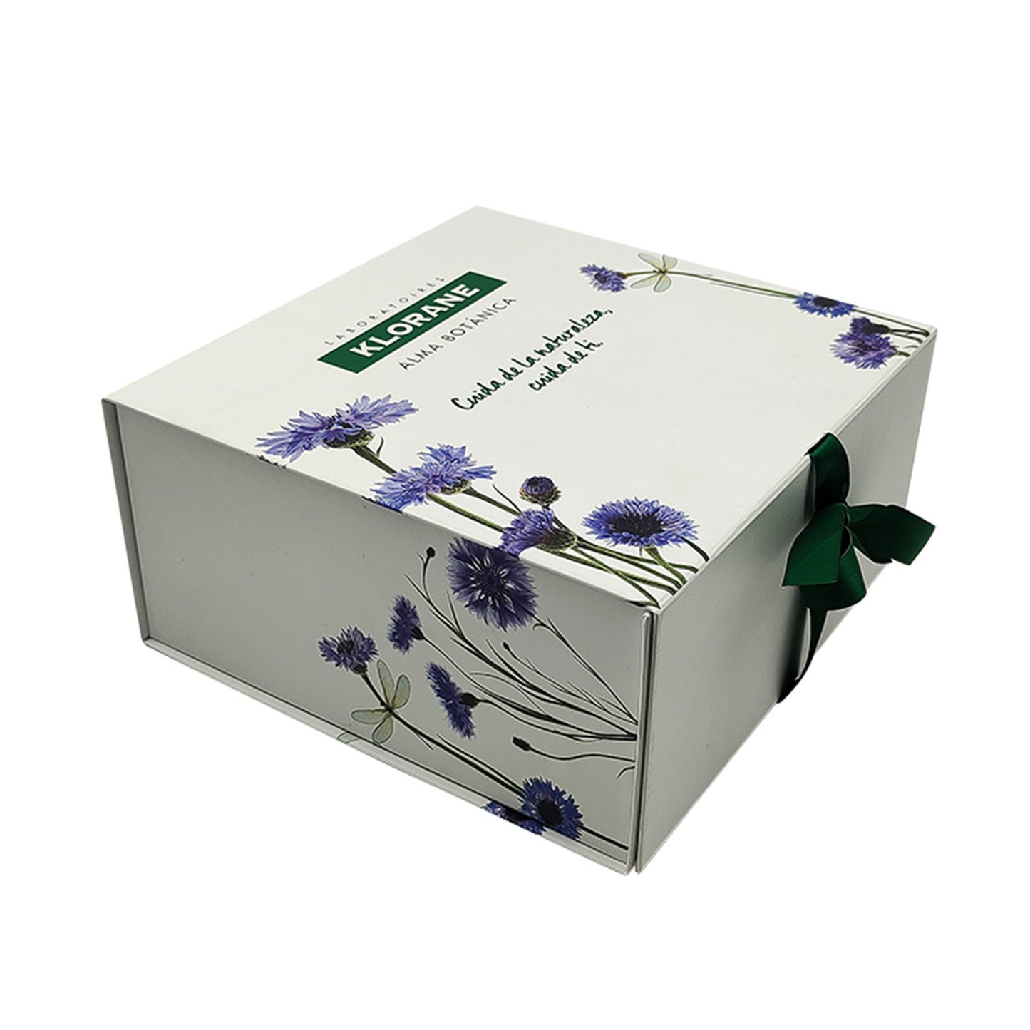 Custom Folding Gift Box With Magnetic Closure And Ribbon
