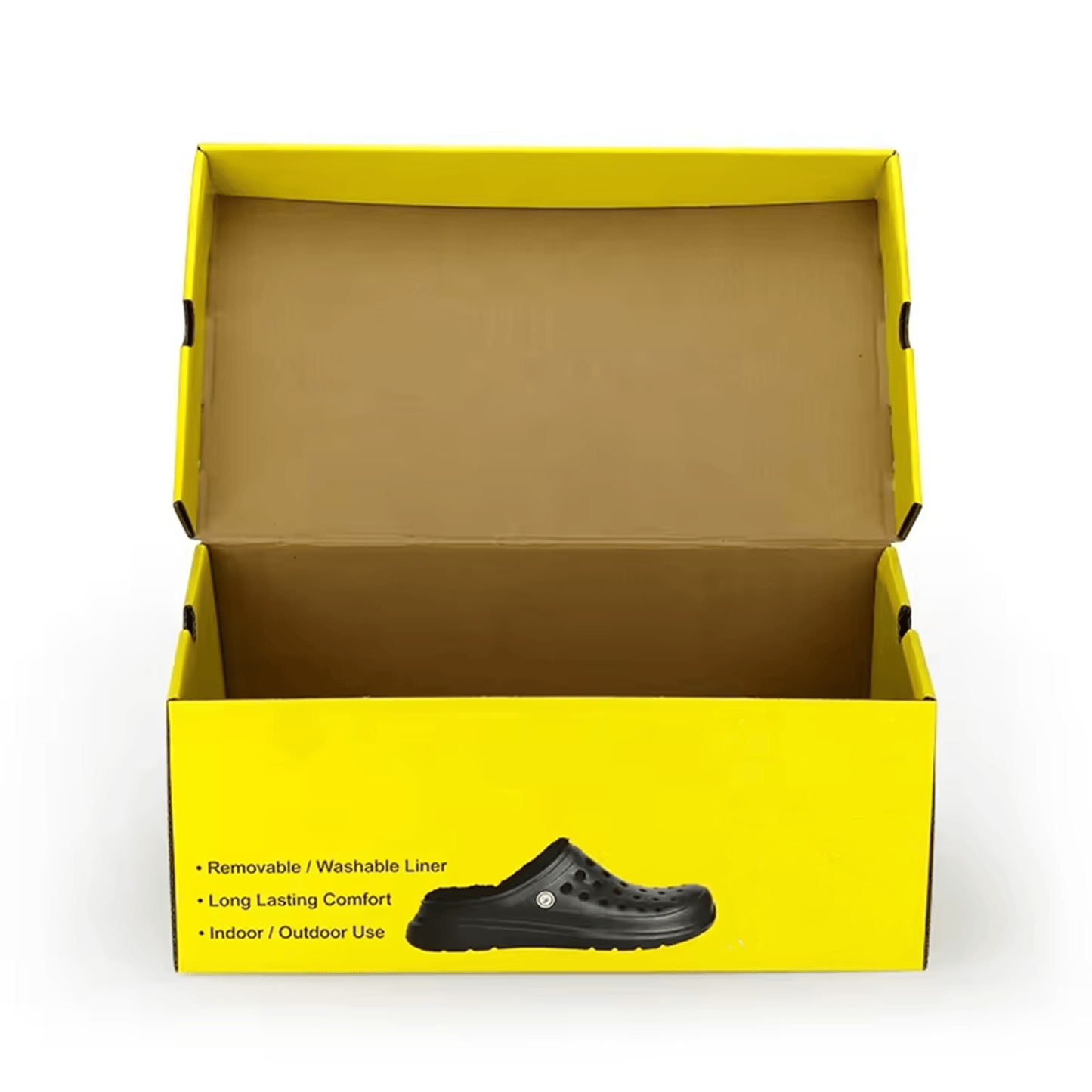 Print Corrugated Foldable Paper For Children Toddler Shoes Box
