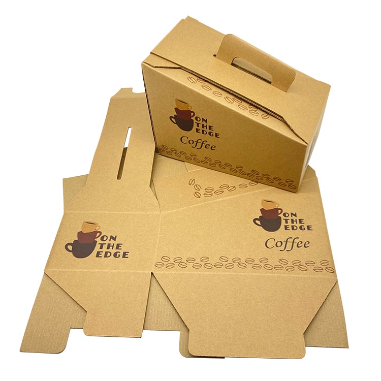 Hotsale Custom Logo Printed Coffee Juice Takeout box Dispenser pouch 3L/96oz Coffee to go packaging
