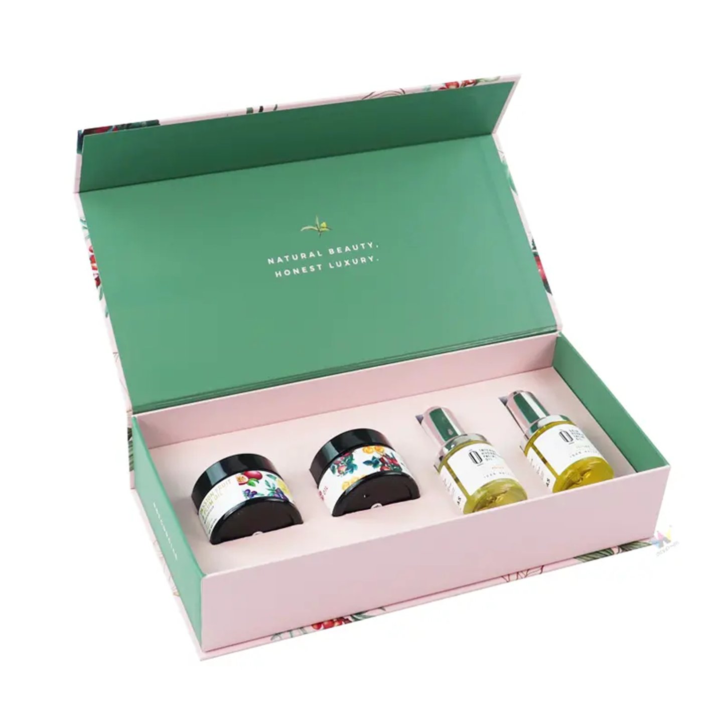 Custom Magnetic Cosmetic Gift Box Packaging With EVA Insert
