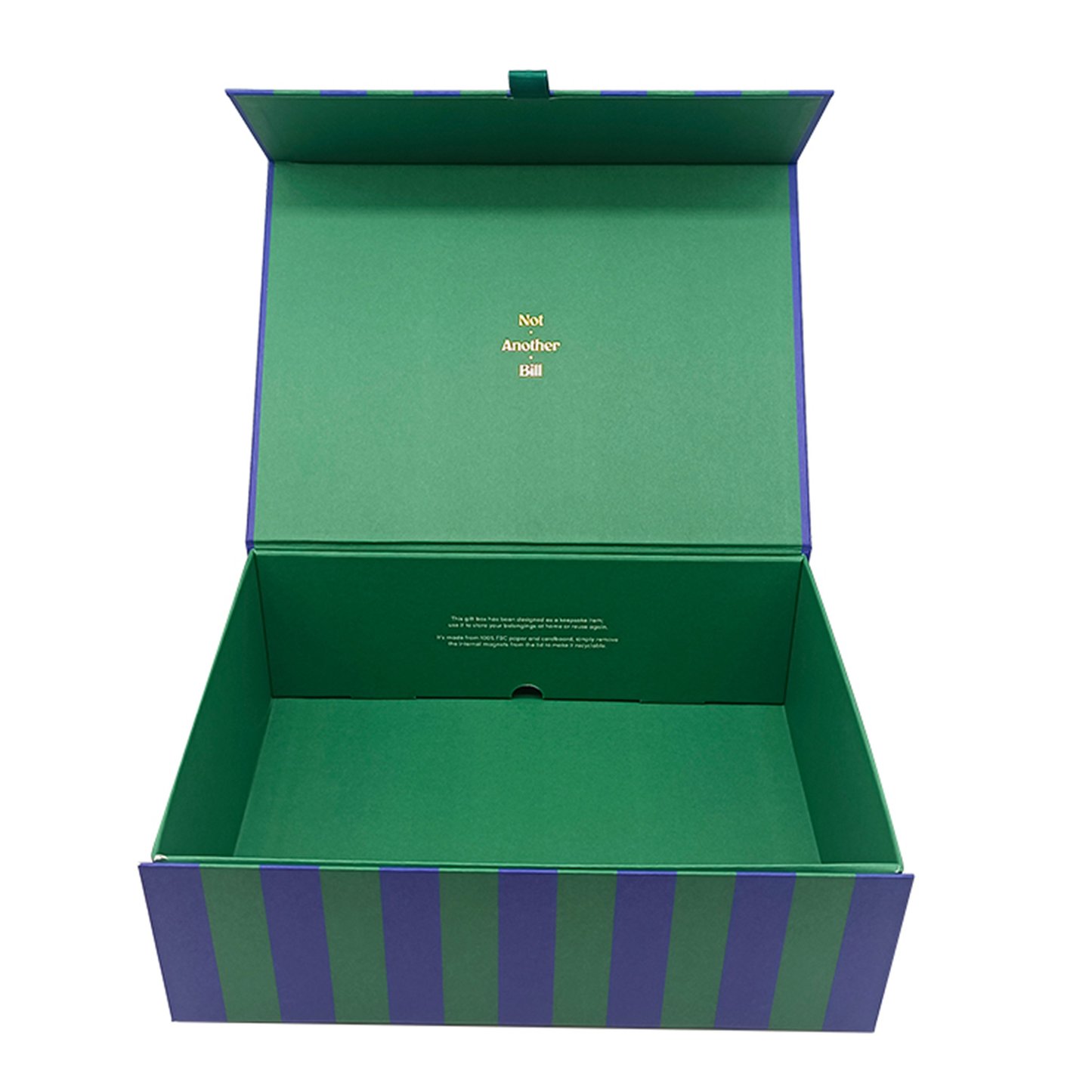 Luxury rigid cardboard  clothing subscription box decorative boxes with magnetic lids