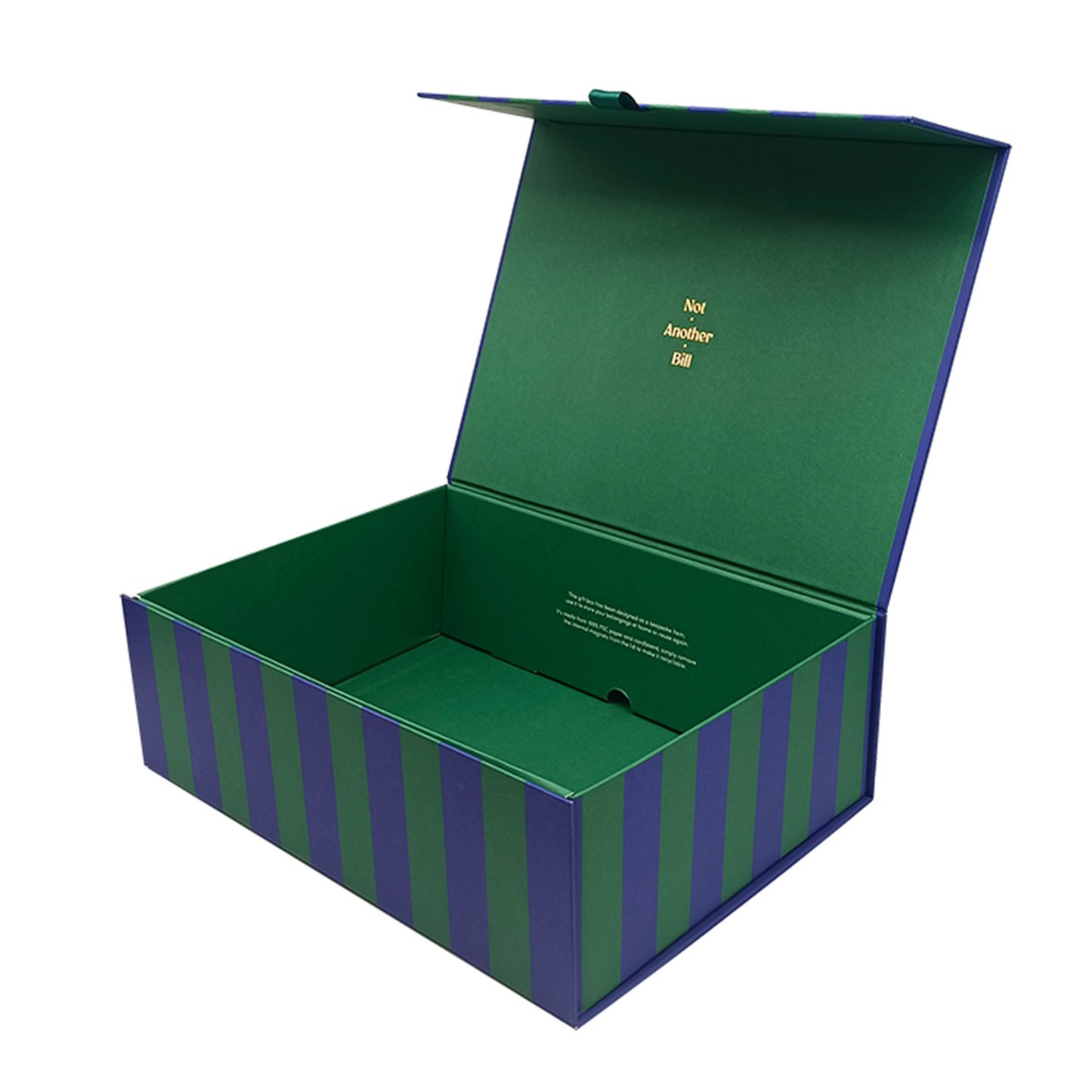 Luxury rigid cardboard  clothing subscription box decorative boxes with magnetic lids