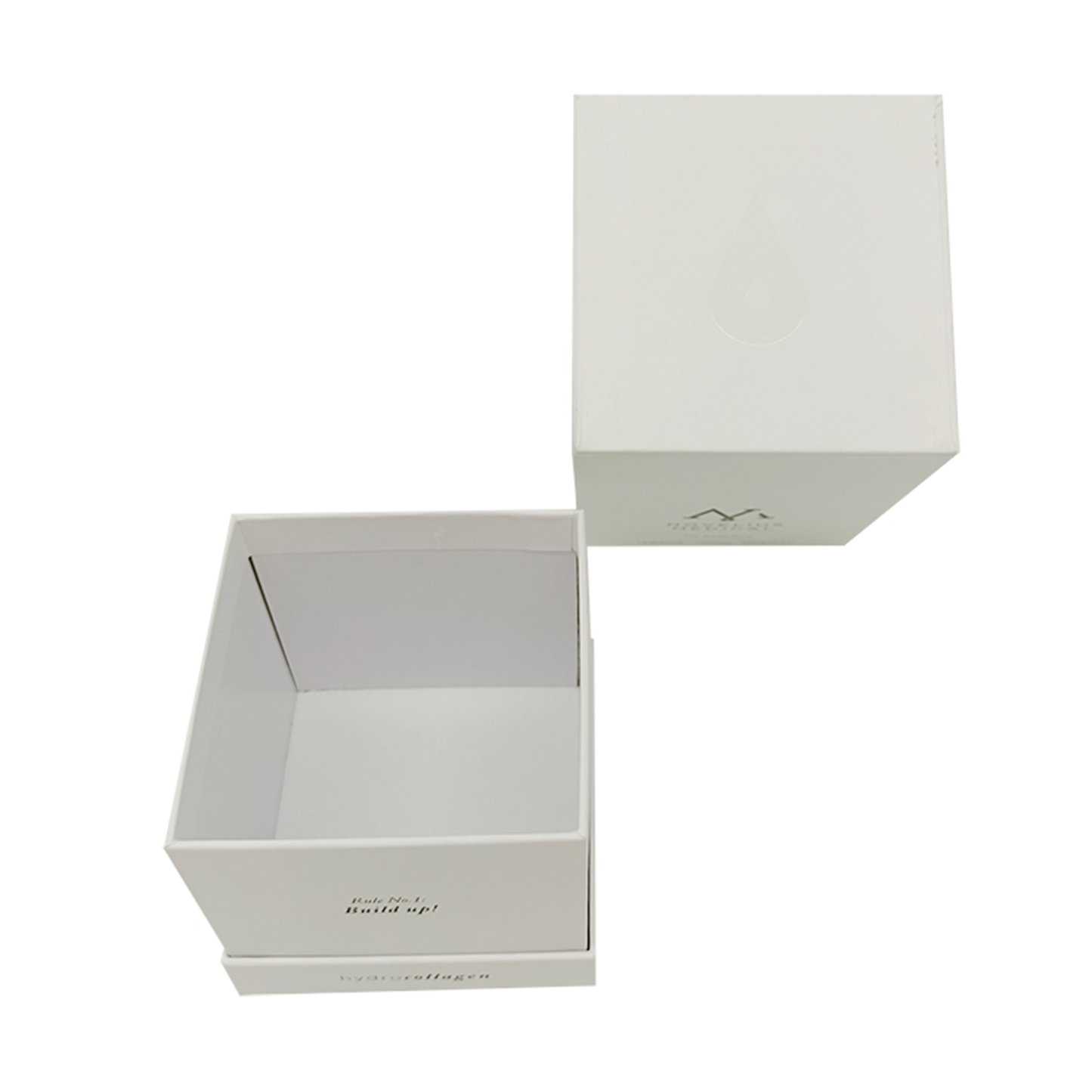 Personal Custom White Box Perfume  Shopping Paper Packaging