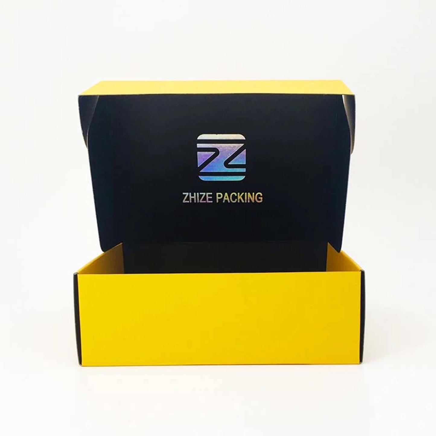 Customized Currugated Shoes Boxes  Print Color With Handle