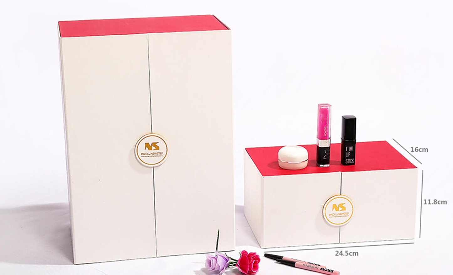 Cardboard Printed Beauty Product  Packaging Box With Glossy Lamination
