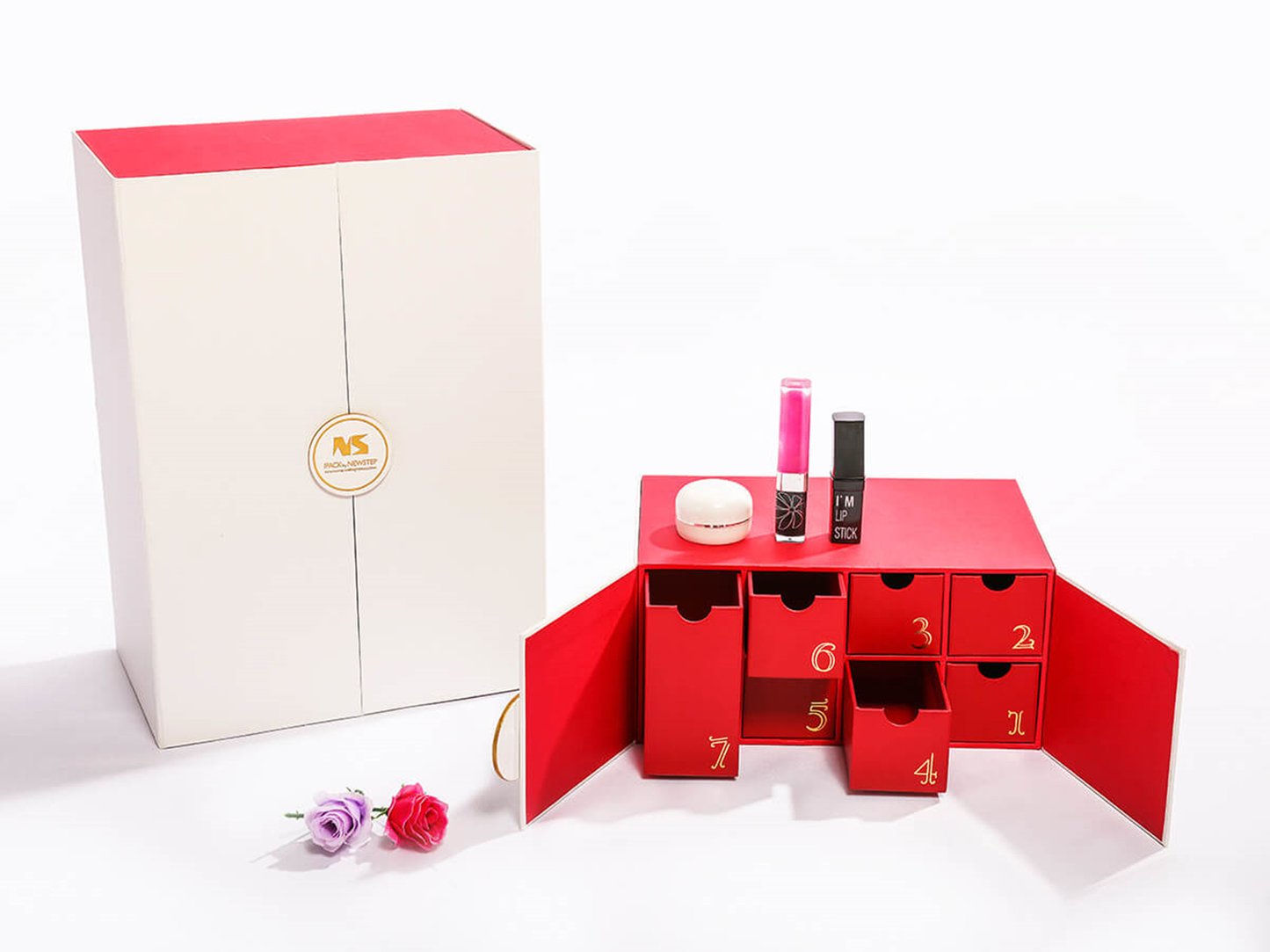 Cardboard Printed Beauty Product  Packaging Box With Glossy Lamination
