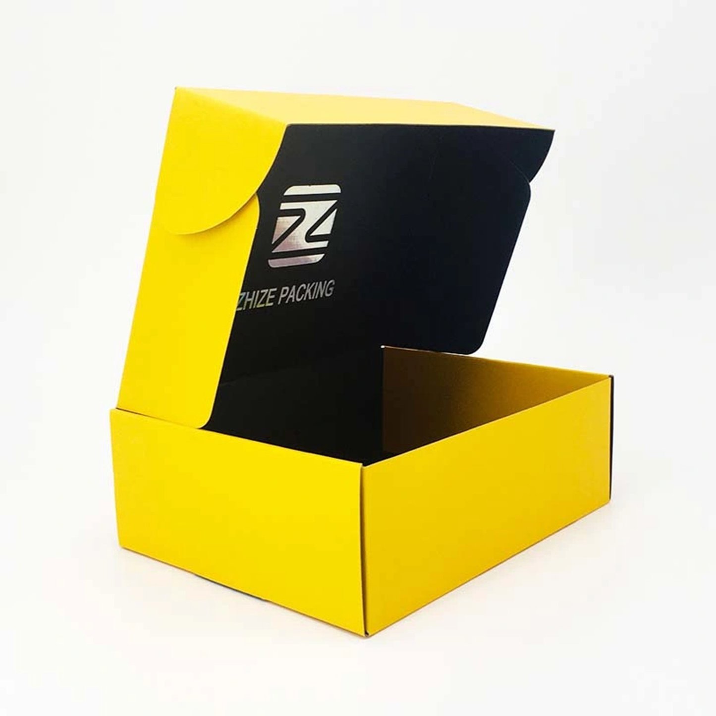 Customized Currugated Shoes Boxes  Print Color With Handle