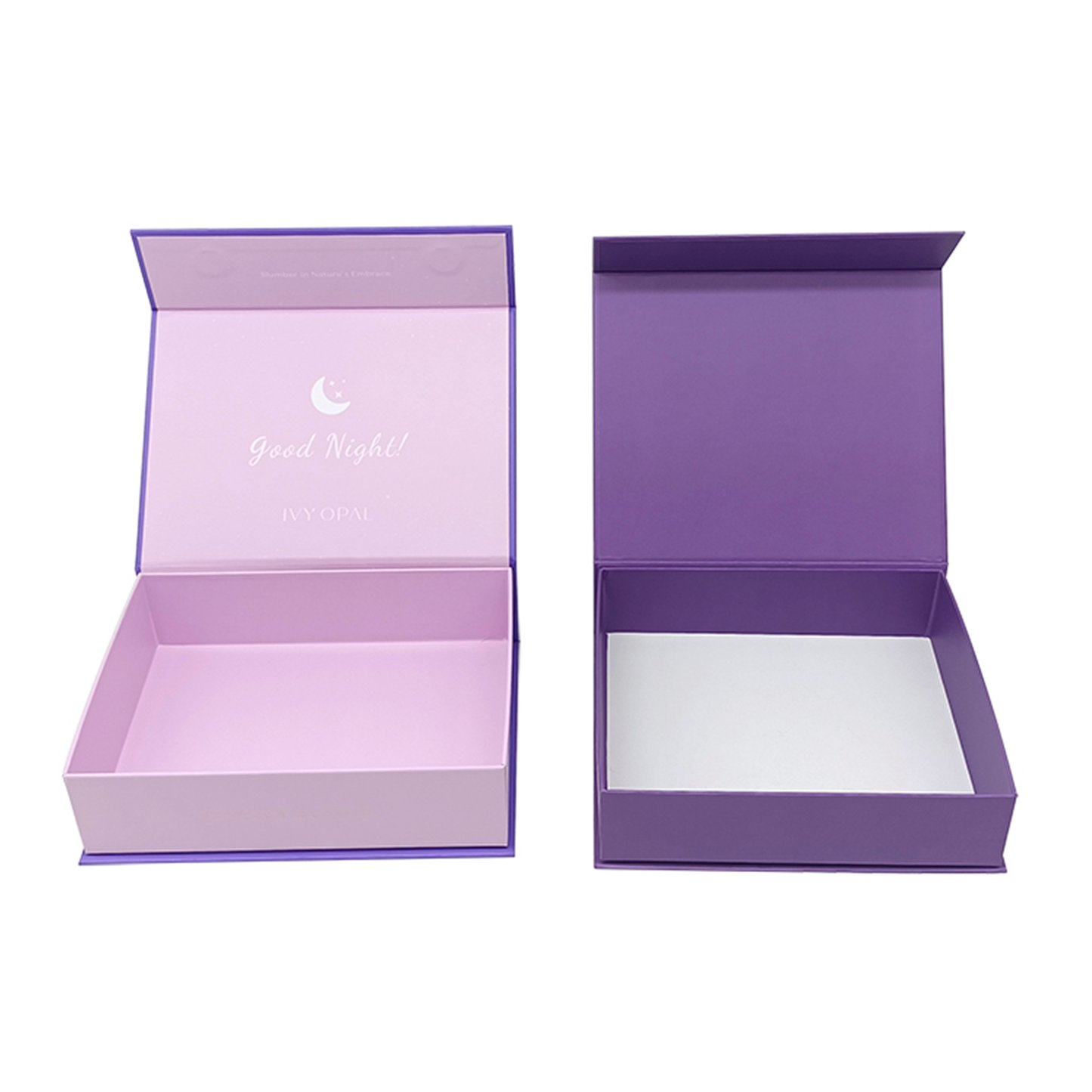 Customized Gift Boxes With Magnetic Closure Spot UV Printing