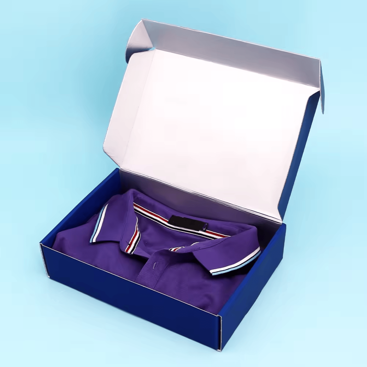 Customized Flip Lid Clothing Packaging Paper Box For T-shirt
