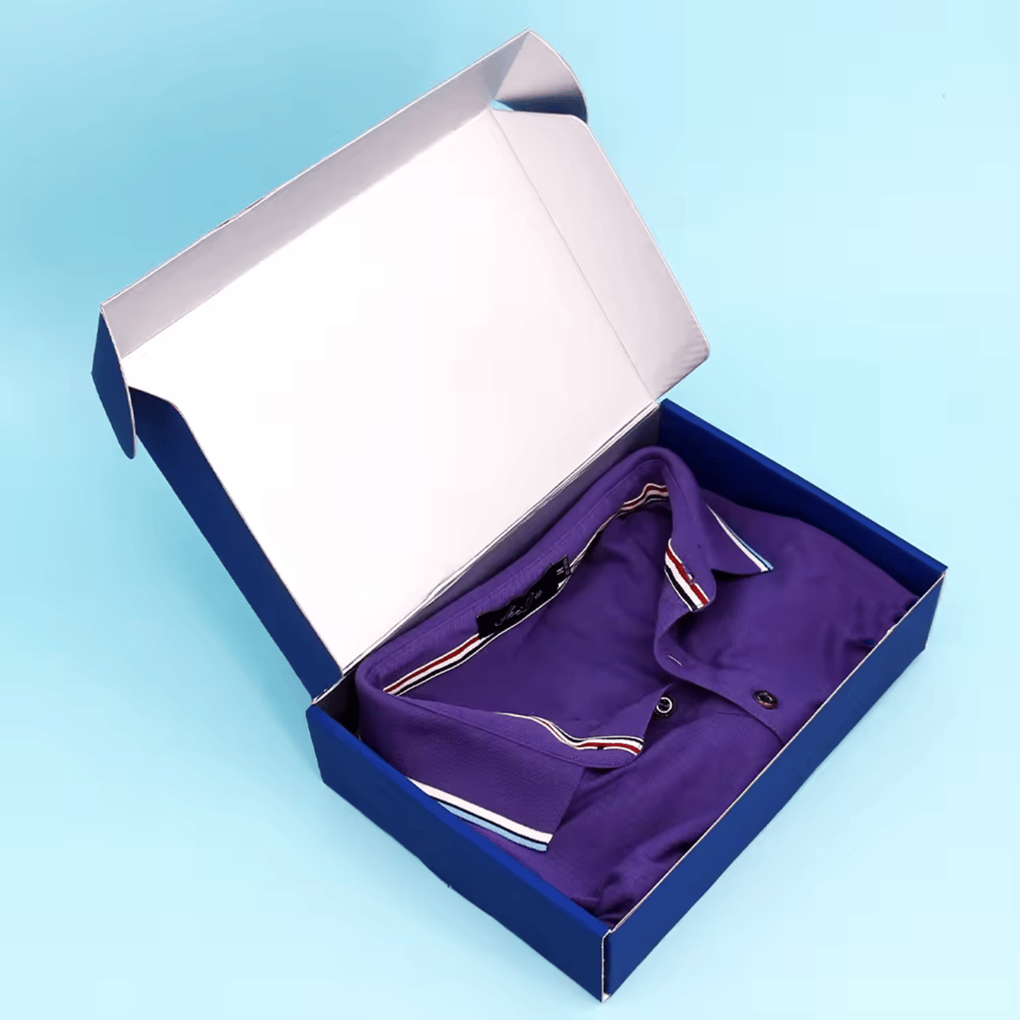 Customized Flip Lid Clothing Packaging Paper Box For T-shirt