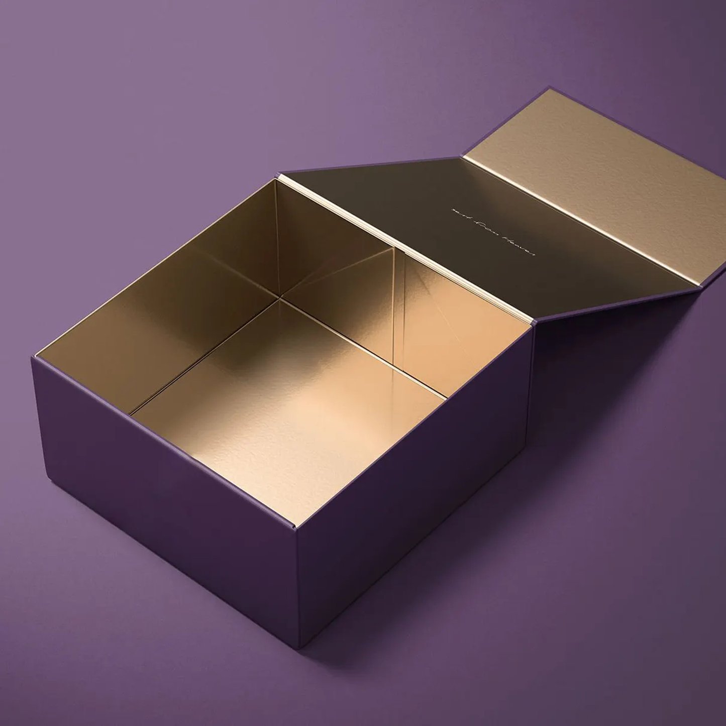 Foldable Magnetic Gift Box CMYK Printing Matte Lamination