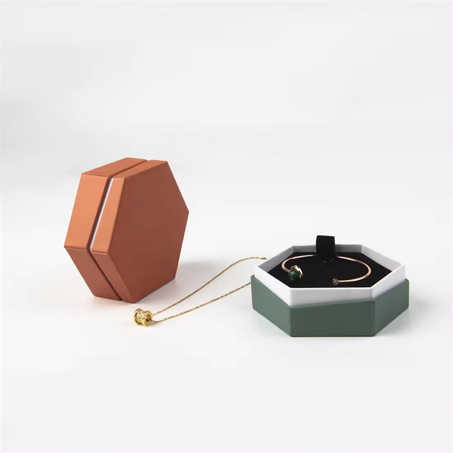 Printing Rigid  Rings Jewelry Boxes With Lid And Base Packaging