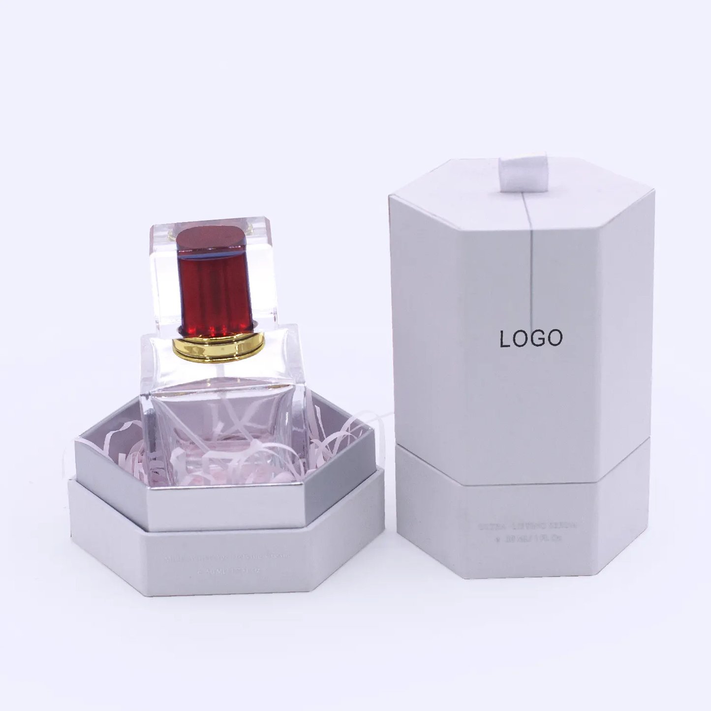 Producing Box For Perfume Bottle Lid And Base Paper Packaging