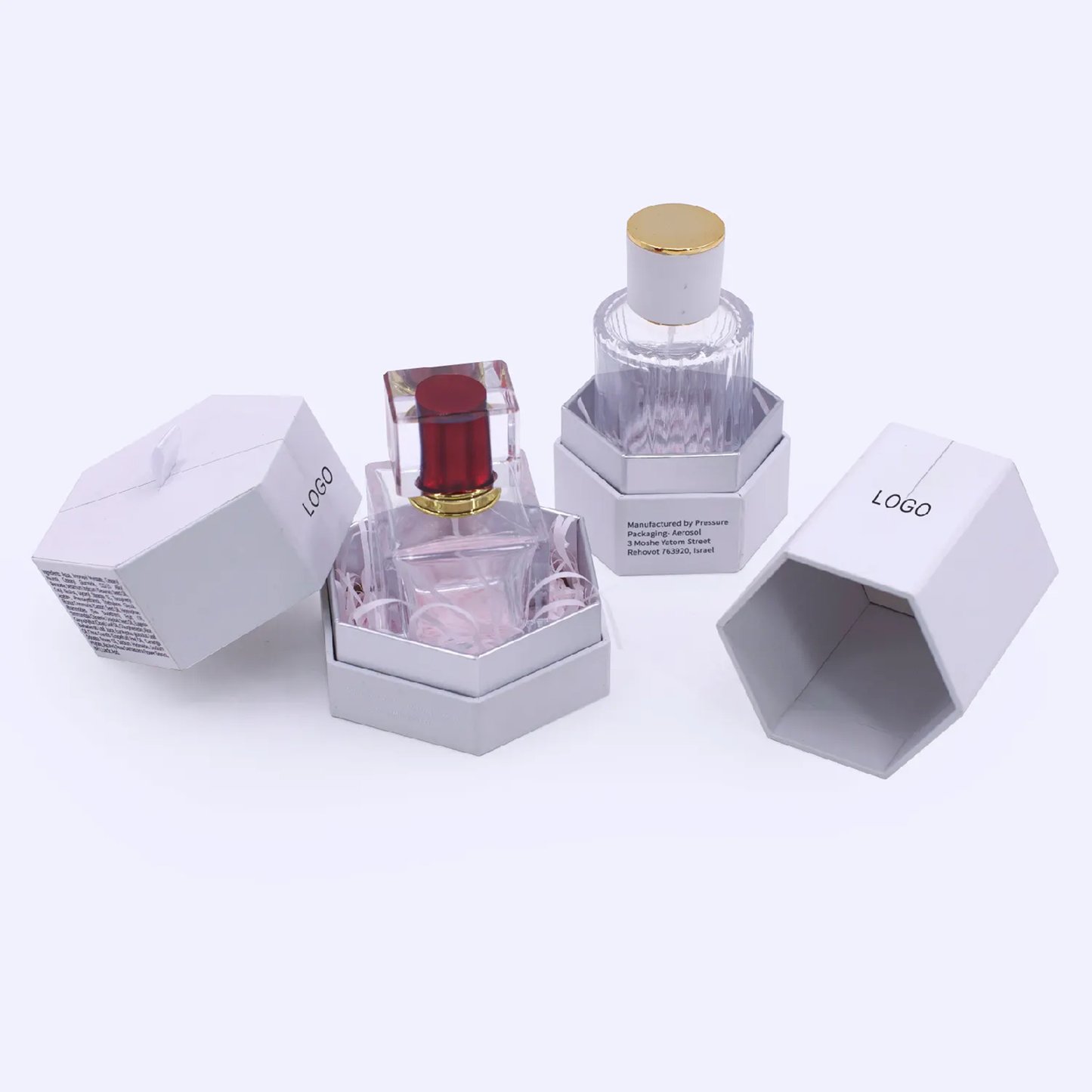 Producing Box For Perfume Bottle Lid And Base Paper Packaging