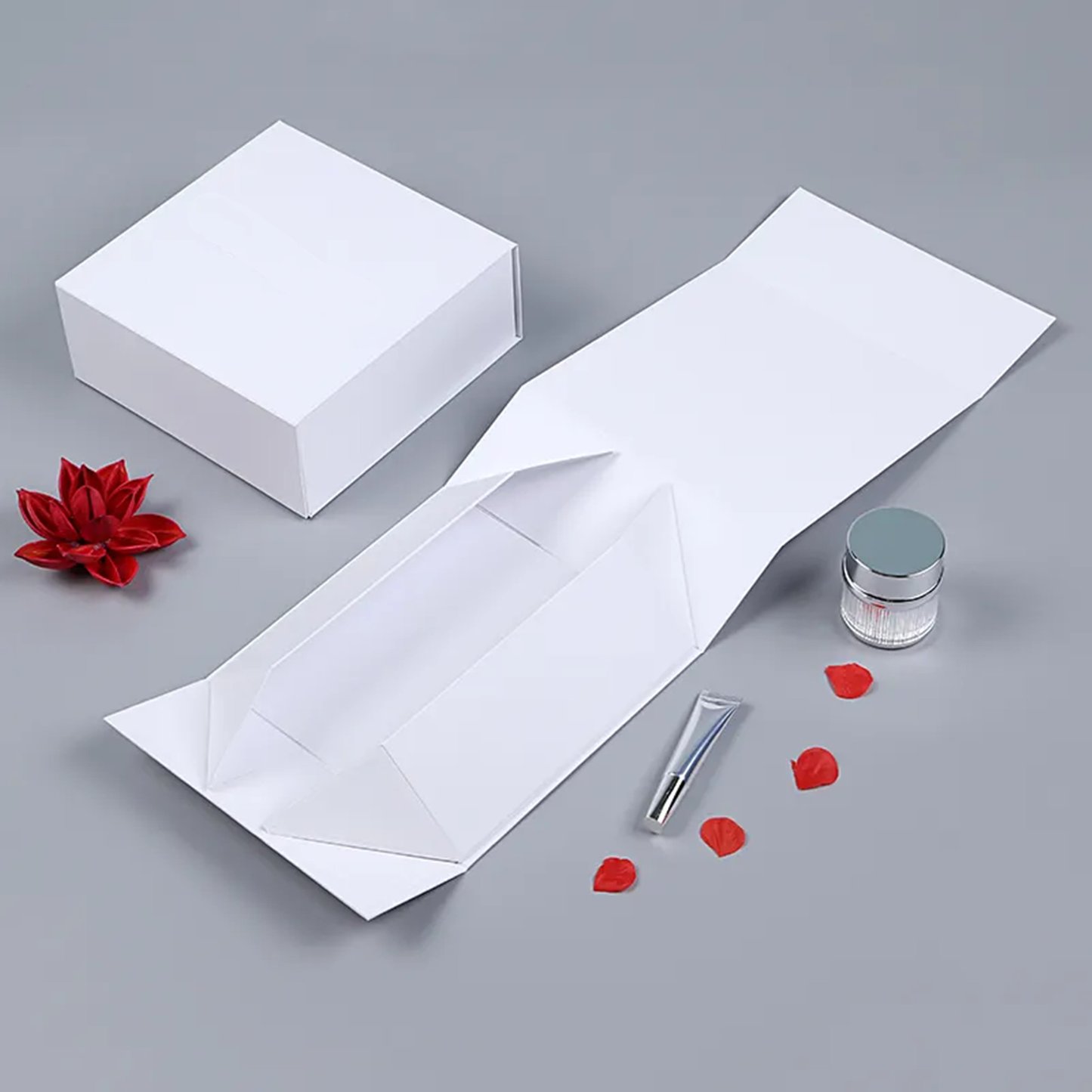 Custom Magnetic Cardboard Cosmetic Folding Packaging Boxes