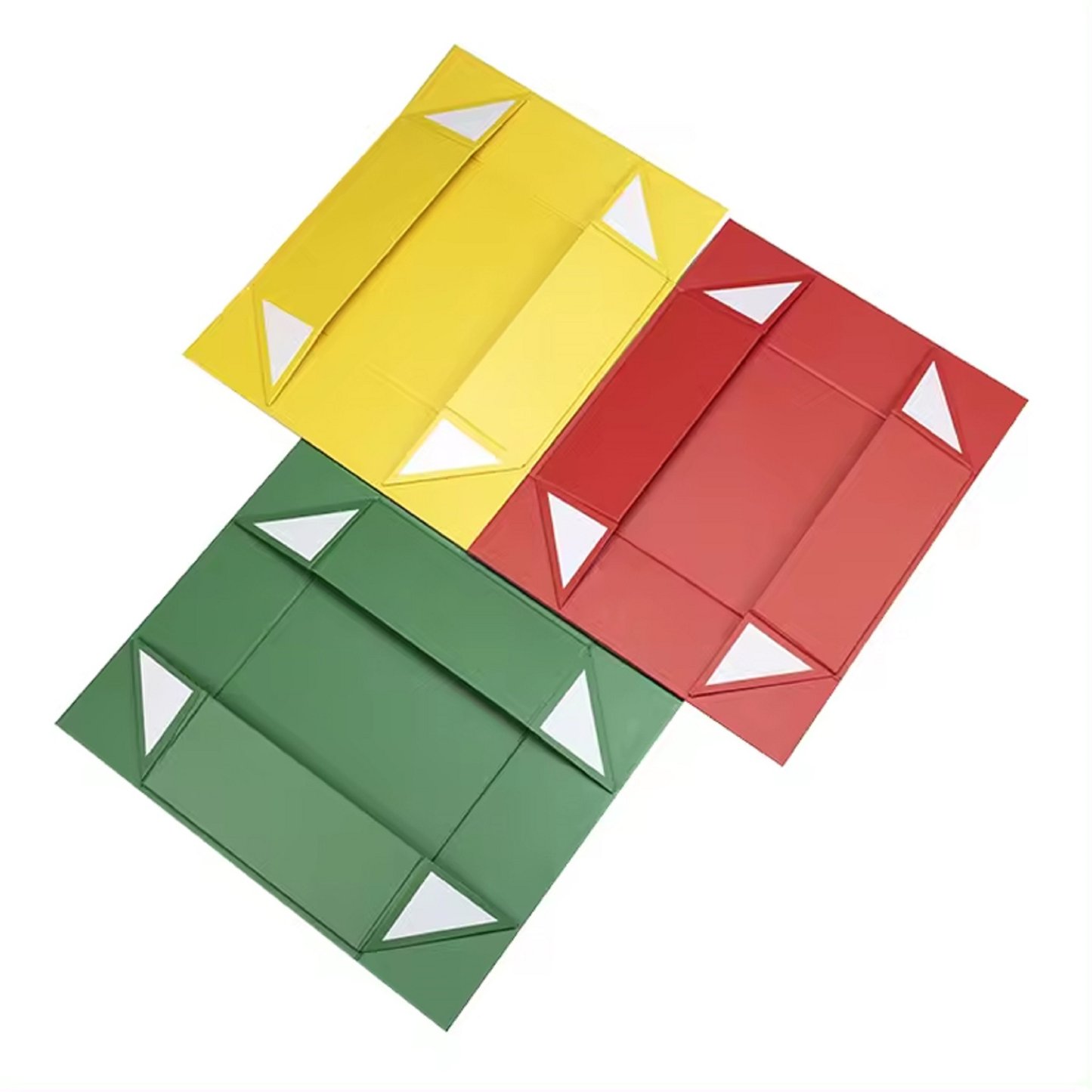 Luxury shoe box packaging  green cardboard  box  with  leather handle for sneakers