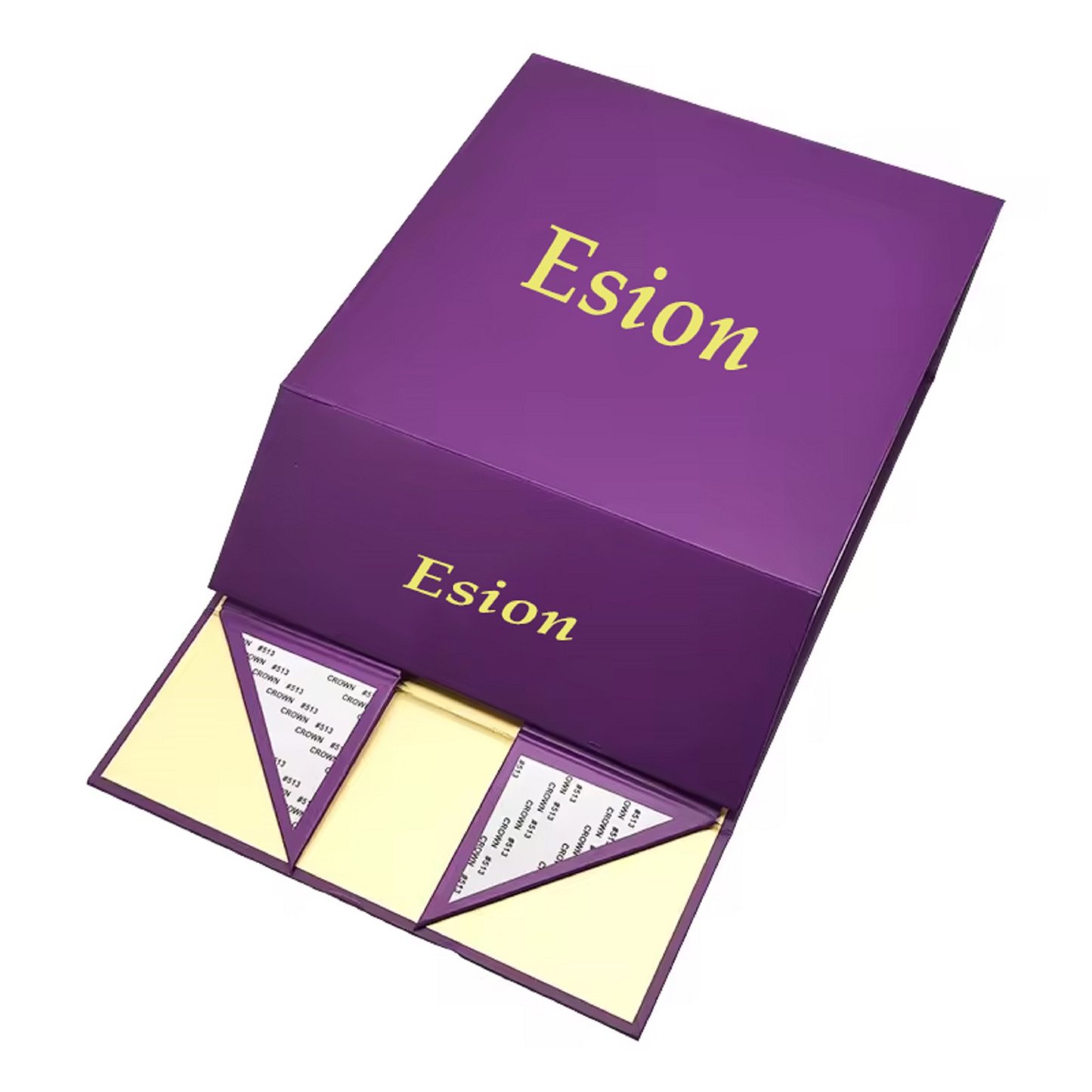 Cmyk printing boxes with matte lamination Magnetic closure gift box with specialty paper