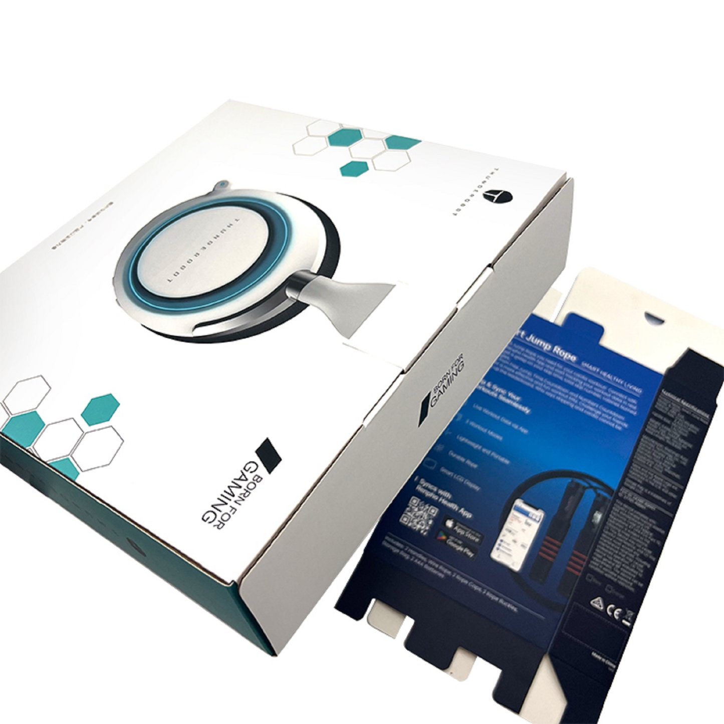 Box design for bluetooth gaming headset custom electronics packing  lock bottom boxes