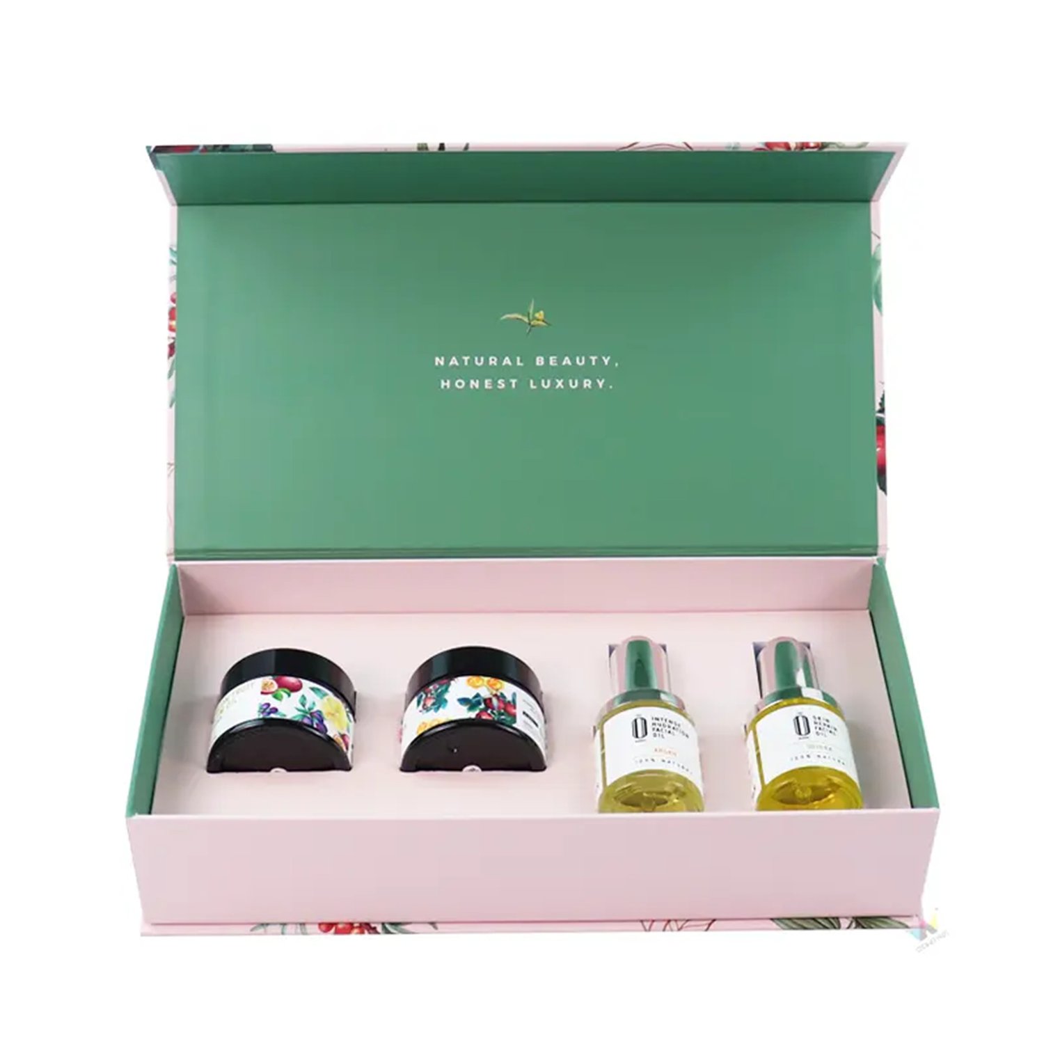 Custom Magnetic Cosmetic Gift Box Packaging With EVA Insert