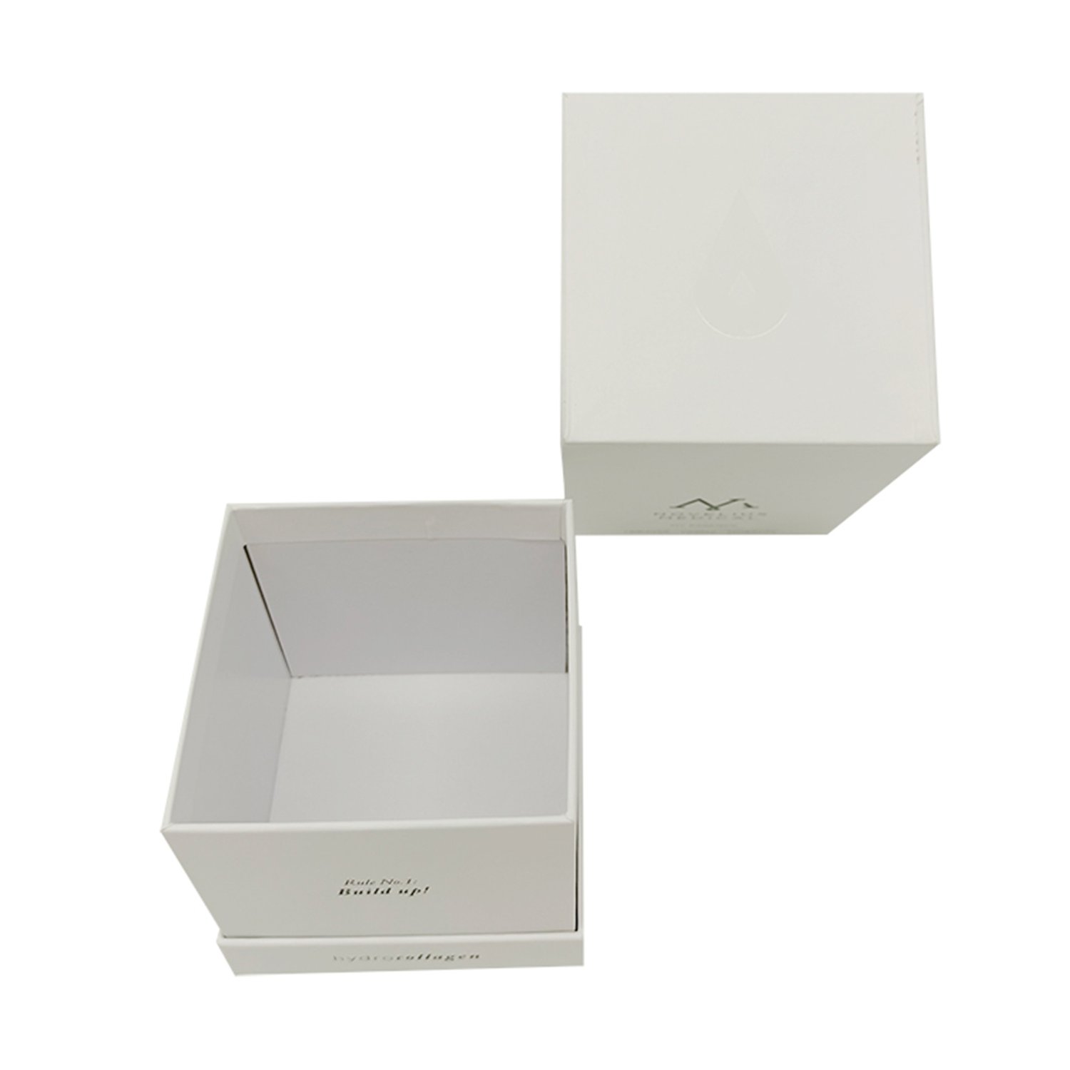 Personal Custom White Box Perfume  Shopping Paper Packaging