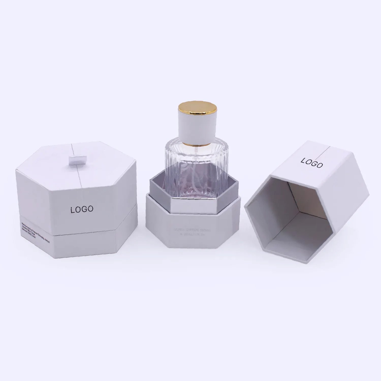 Producing Box For Perfume Bottle Lid And Base Paper Packaging