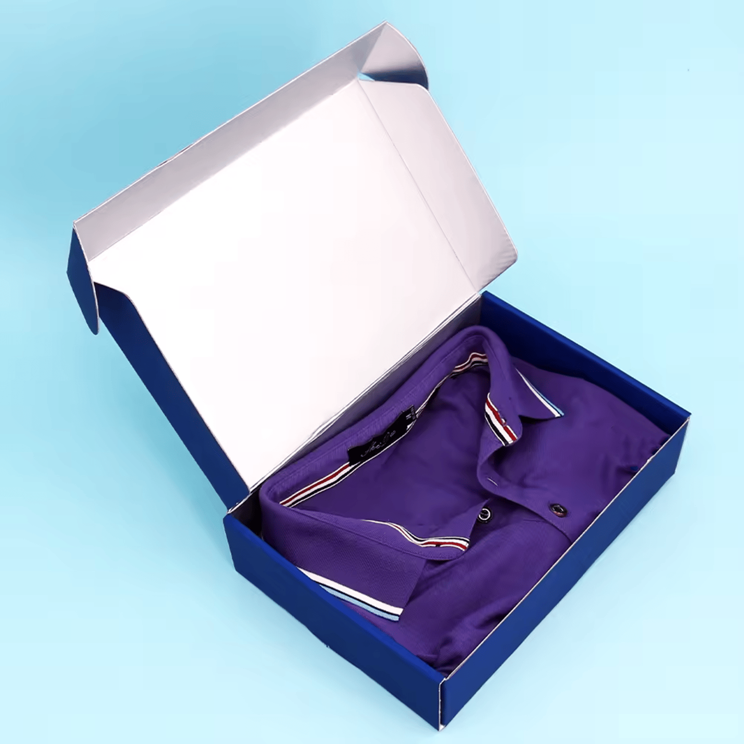Customized Flip Lid Clothing Packaging Paper Box For T-shirt