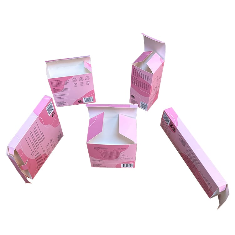 Fashion Design High Quality Custom Logo Cosmetic Pink Packaging Box