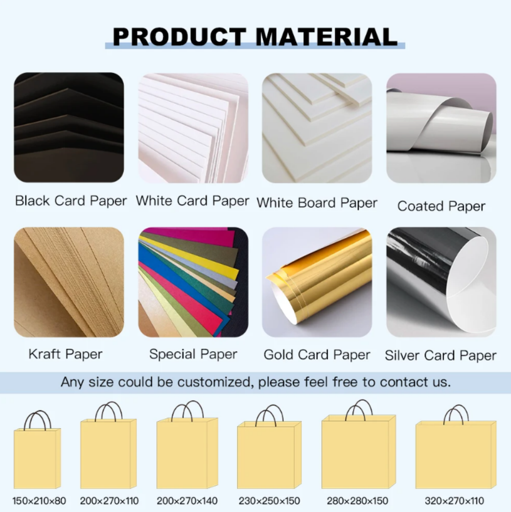 Custom Hot Stamping Paper Bag For Sweater Packaging
