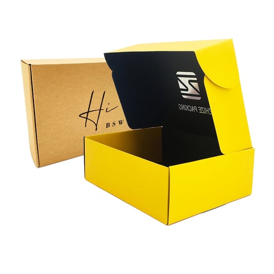 Customized Currugated Shoes Boxes  Print Color With Handle