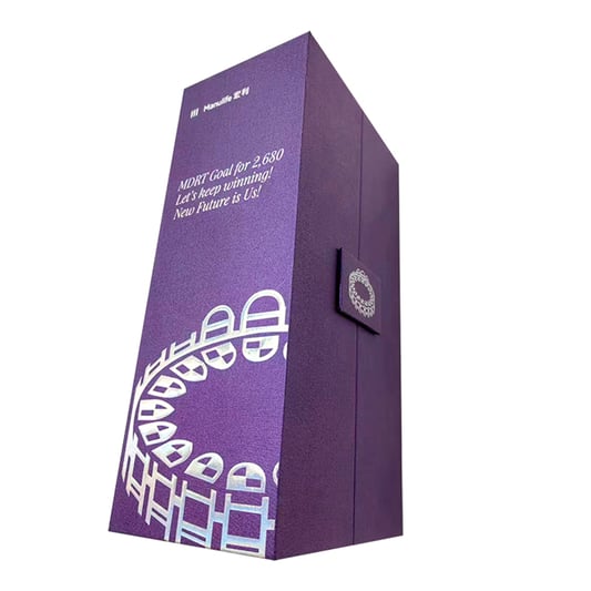 Custom Champagne Gift Box Rigid Cardboard Packaging Supplier