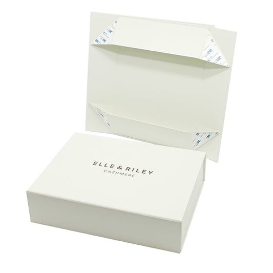 Elegant rigid cardboard boxes for  clothes  hats gold stamping cardboard gift box