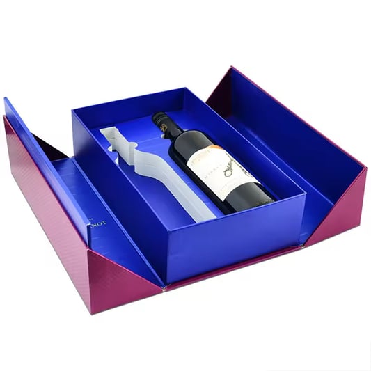 Personalised Red Wine Gift Set With Classic Double Door Desingn