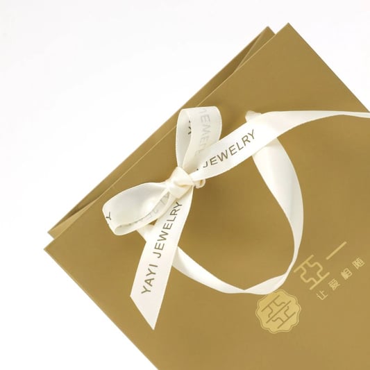 High Quality Diamond Ring Paper Packaging  With Ribbon