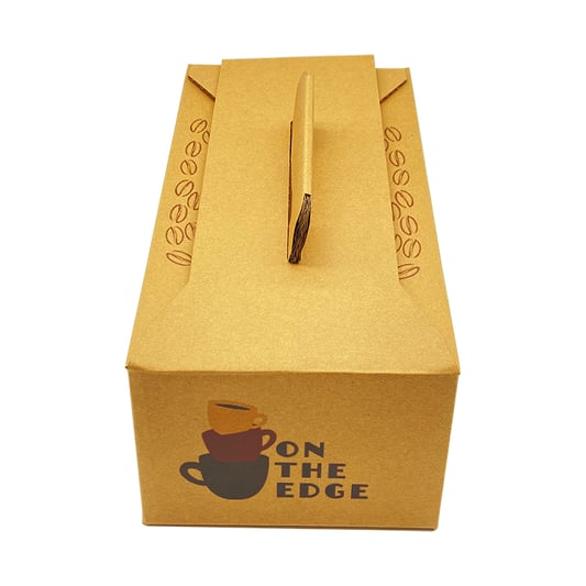 Hotsale Custom Logo Printed Coffee Juice Takeout box Dispenser pouch 3L/96oz Coffee to go packaging