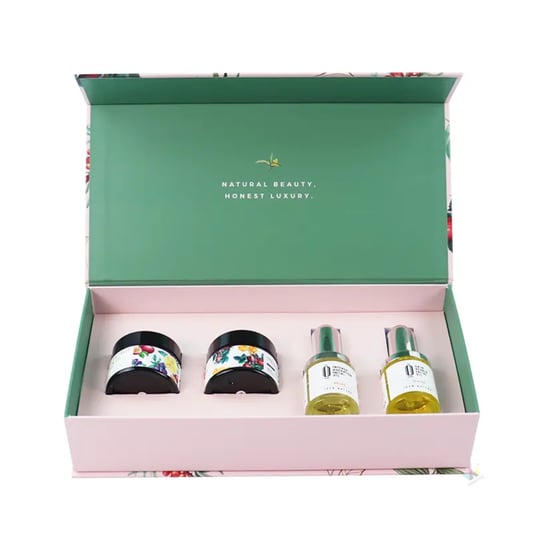 Custom Magnetic Cosmetic Gift Box Packaging With EVA Insert