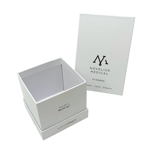 Personal Custom White Box Perfume  Shopping Paper Packaging