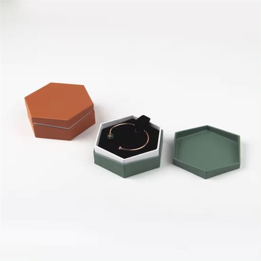 Printing Rigid  Rings Jewelry Boxes With Lid And Base Packaging