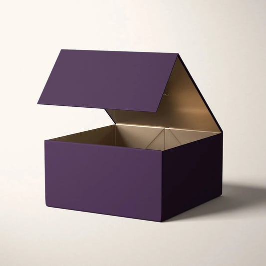 Foldable Magnetic Gift Box CMYK Printing Matte Lamination