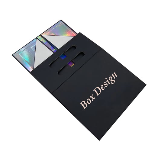 Holographic gift boxes with soft touch lamination  film    subscription boxes for men's suits