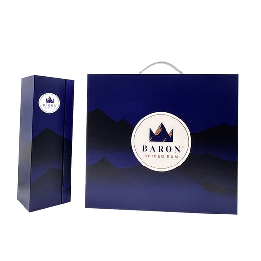 Luxury Custom Wine Box With EVA Insert Hot Sale High  Quality Magnetic Gift Box With Handle